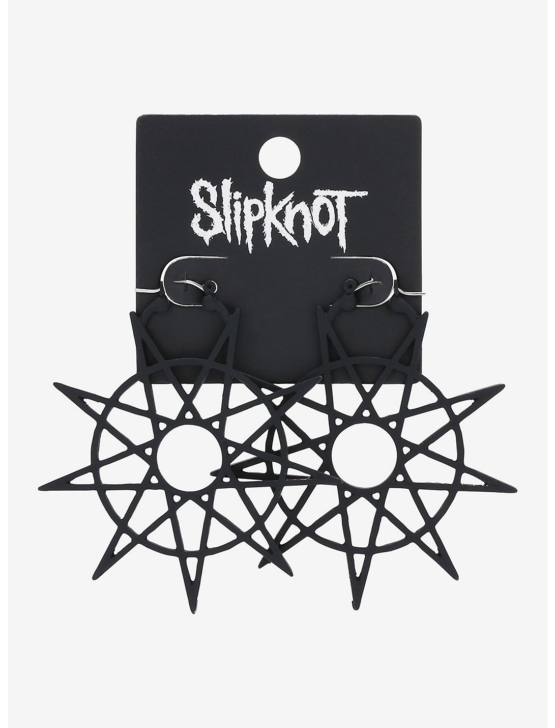 Slipknot Nonogram Hoop Earrings Flipmerch