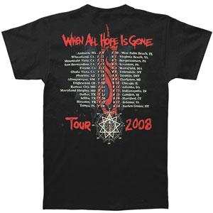 When All Hope is Gone 2008 World Tour T-Shirt