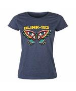 Butterfly Heather Navy Fitted T-Shirt