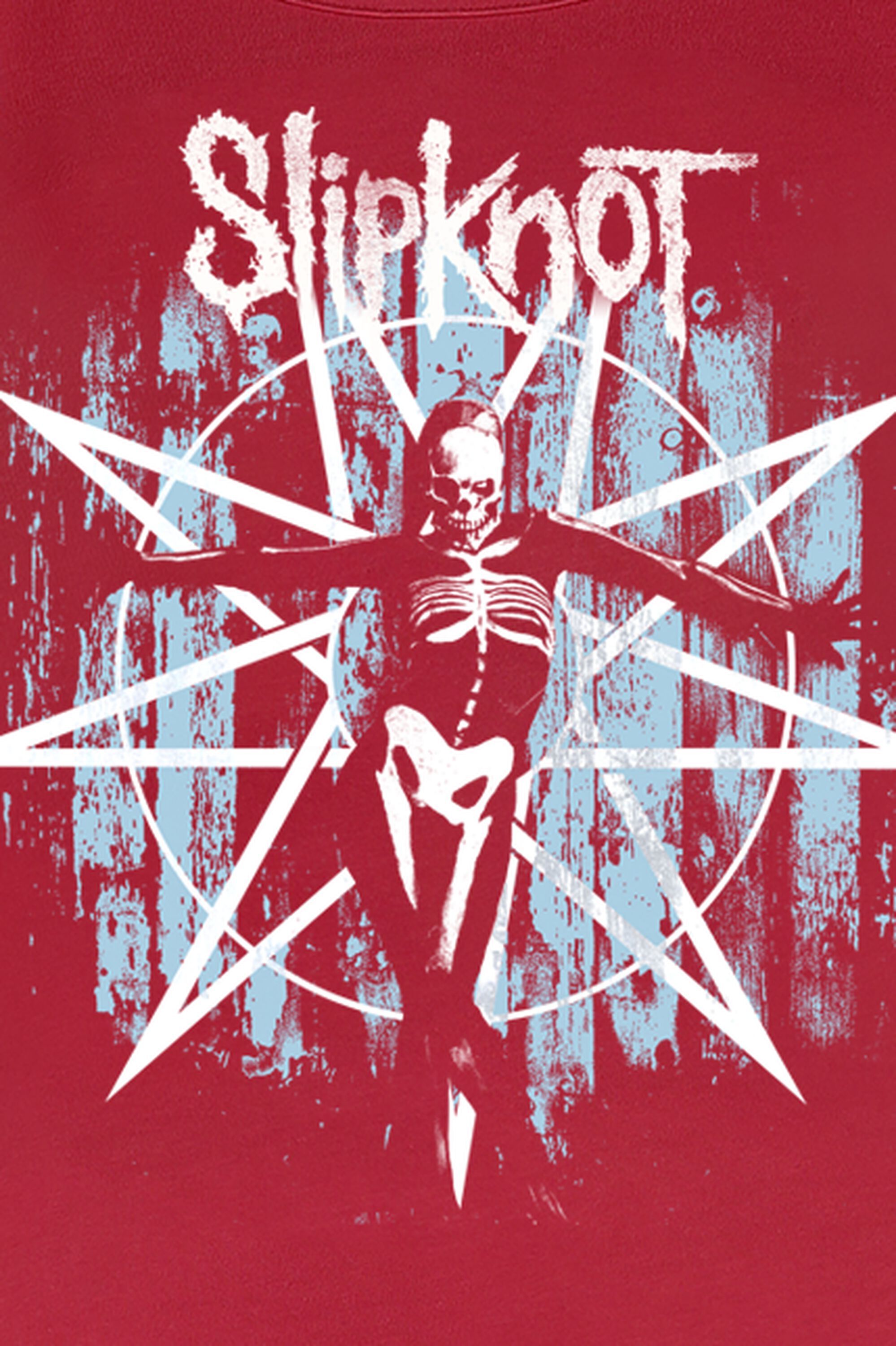 Skeleton Star Red Tank Top