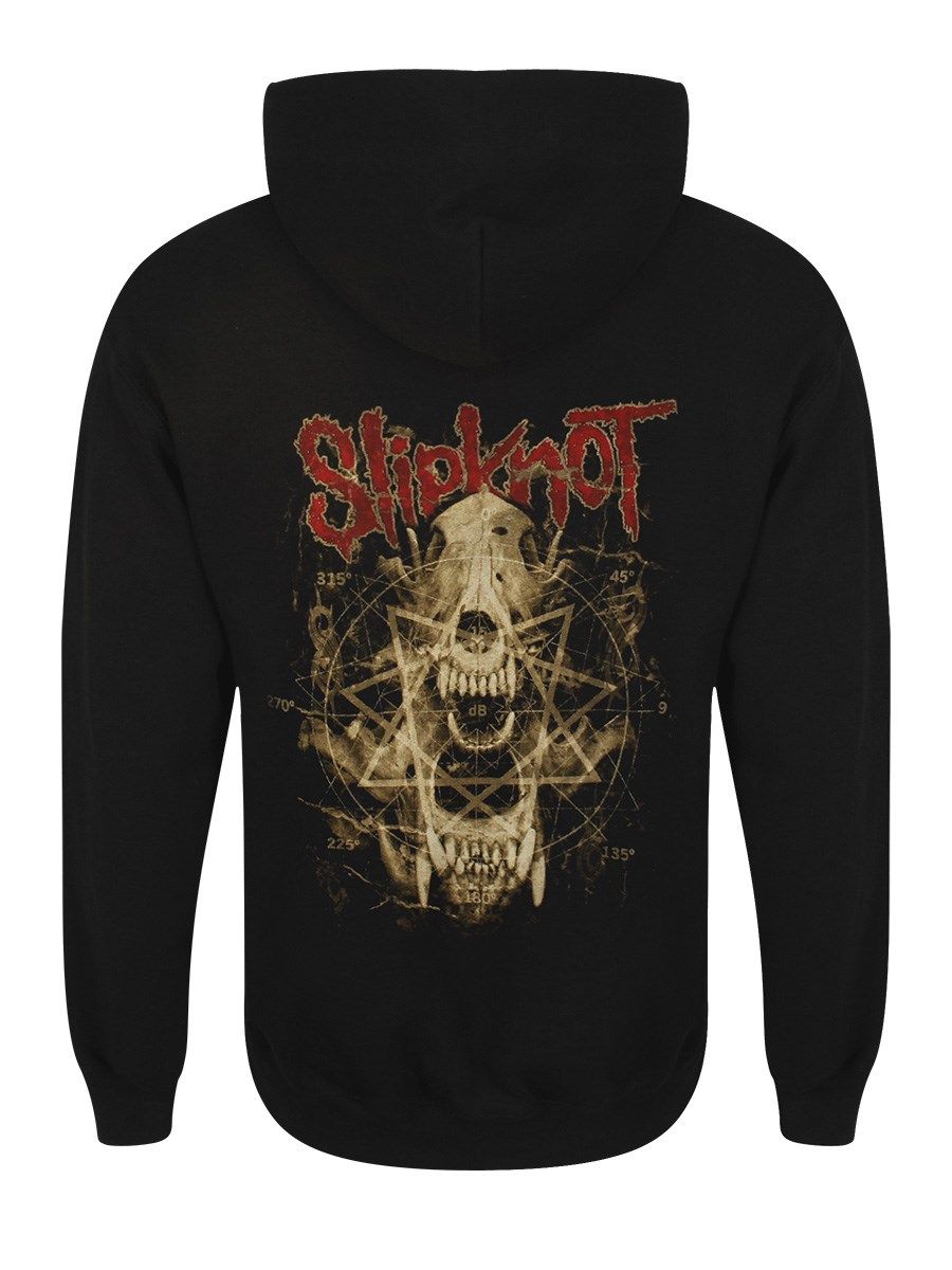 Skull Teeth Zip Hoodie