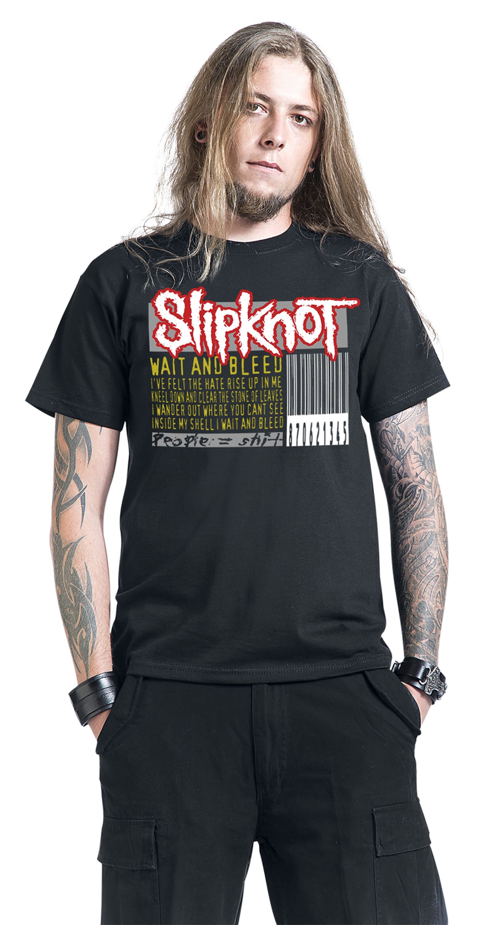 Wait &amp; Bleed Barcode T-Shirt