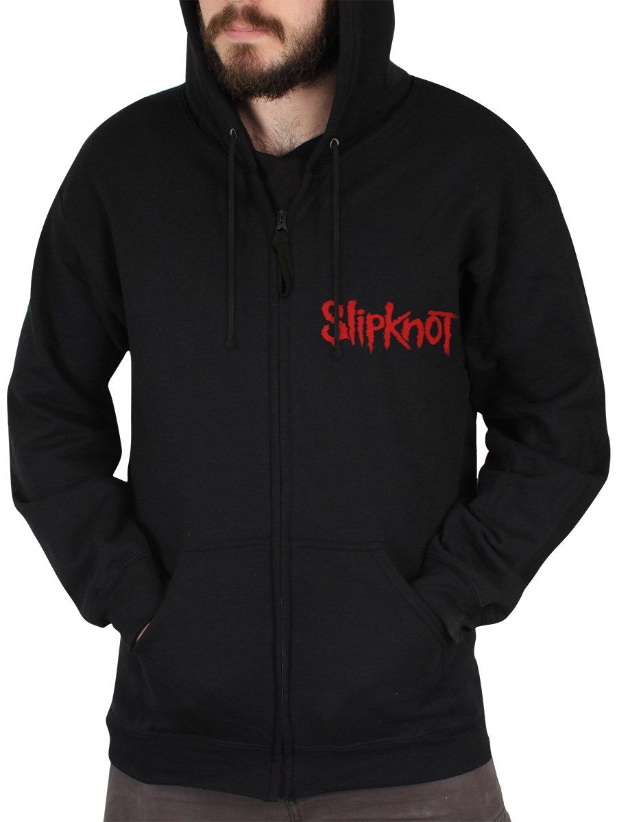 Skull Teeth Zip Hoodie