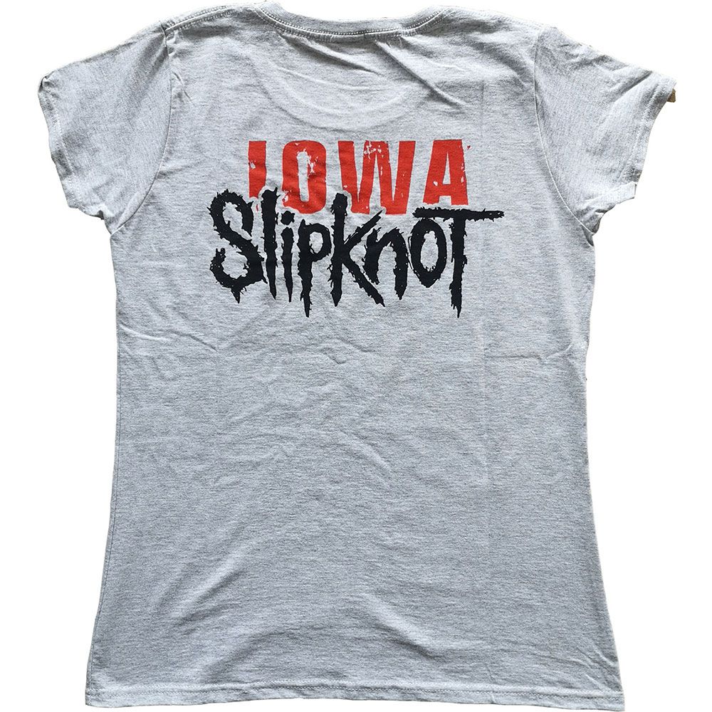 Iowa Goat Shadow Grey Fitted T-Shirt