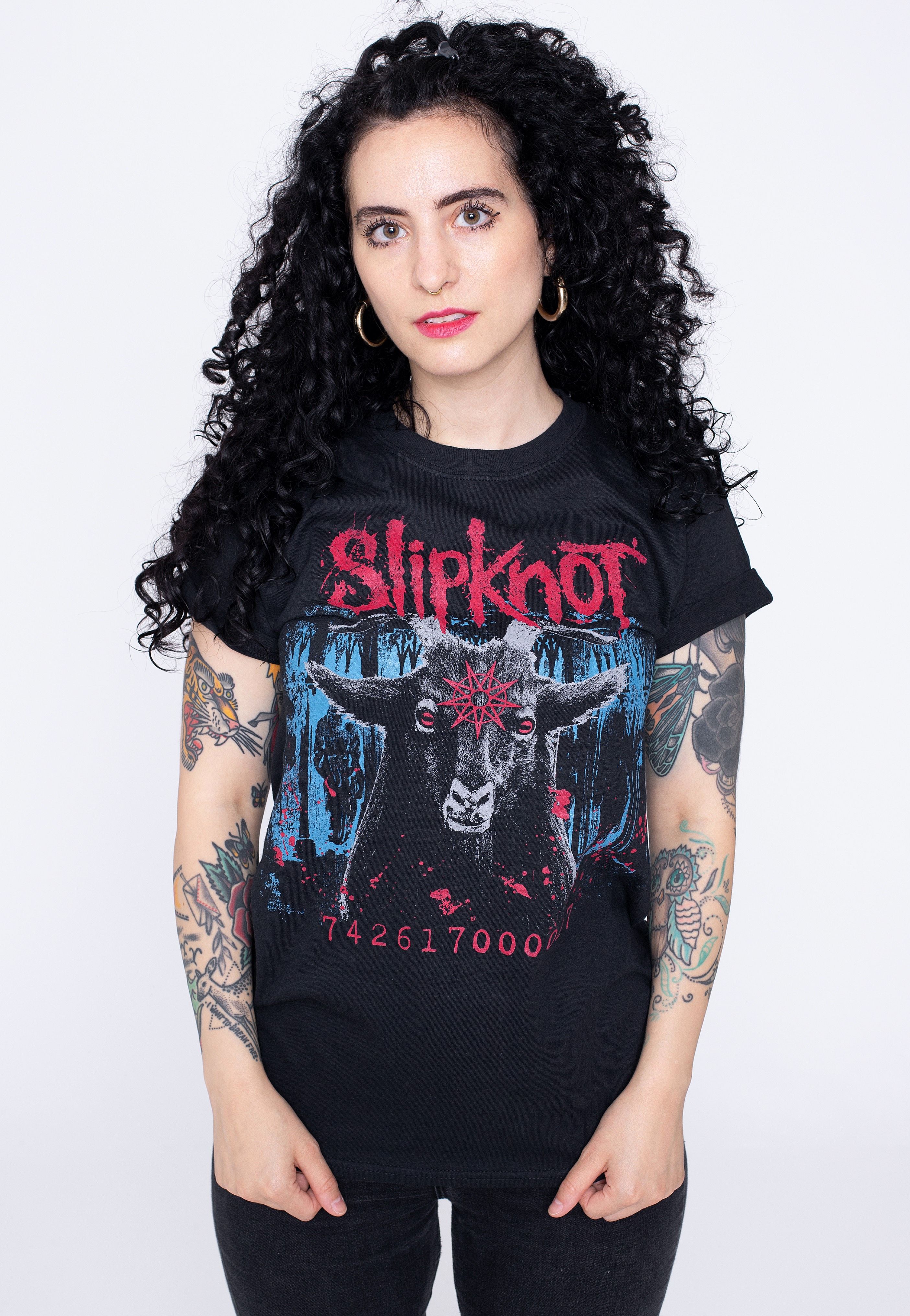 Goat Splatter Paint T-Shirt