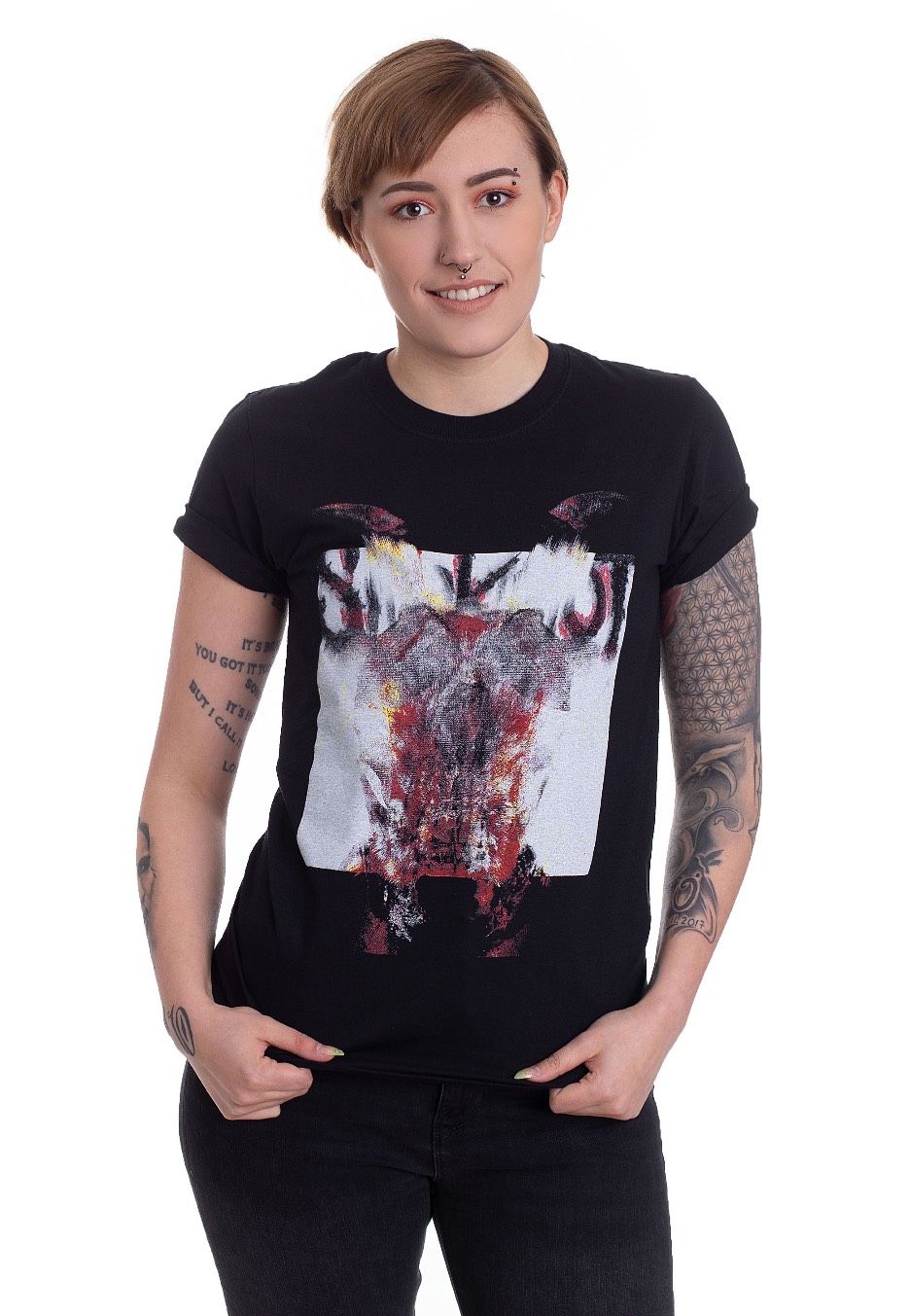 Devil Single Logo Blur T-Shirt