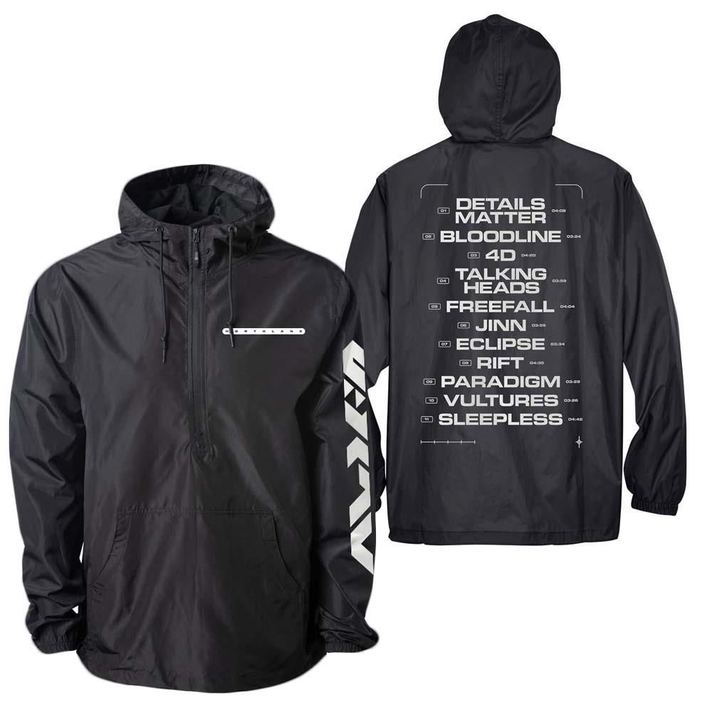 Alien Tracklist Windbreaker Jacket