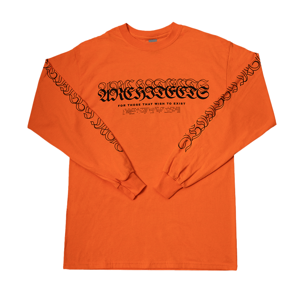 FTTWTE Orange Long Sleeve T-Shirt