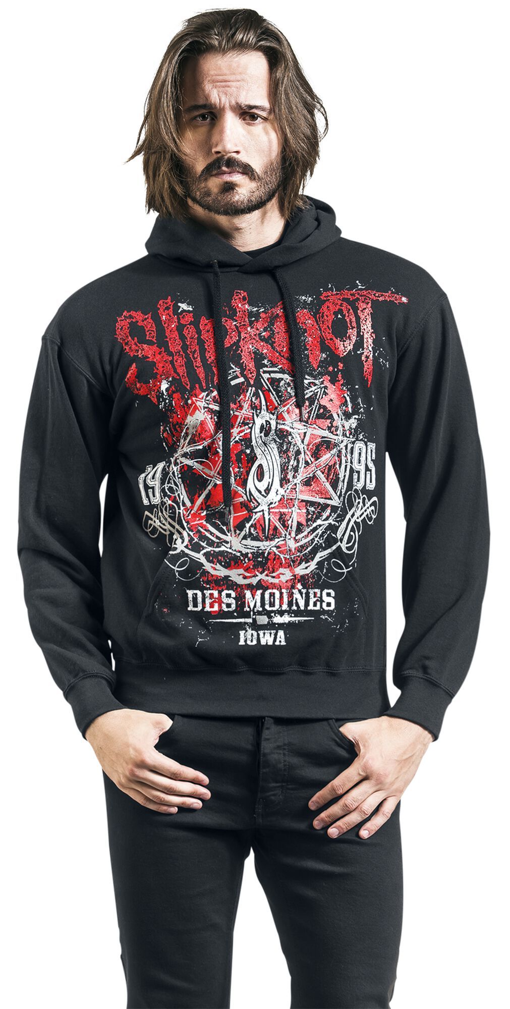 Demoines Iowa 1995 Star Hoodie