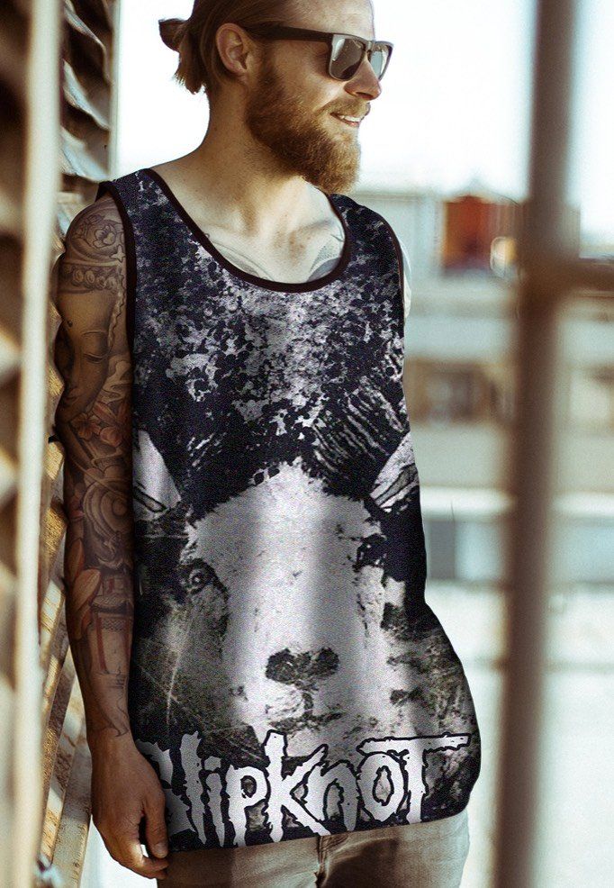 Etched Goat Allover Tank Top