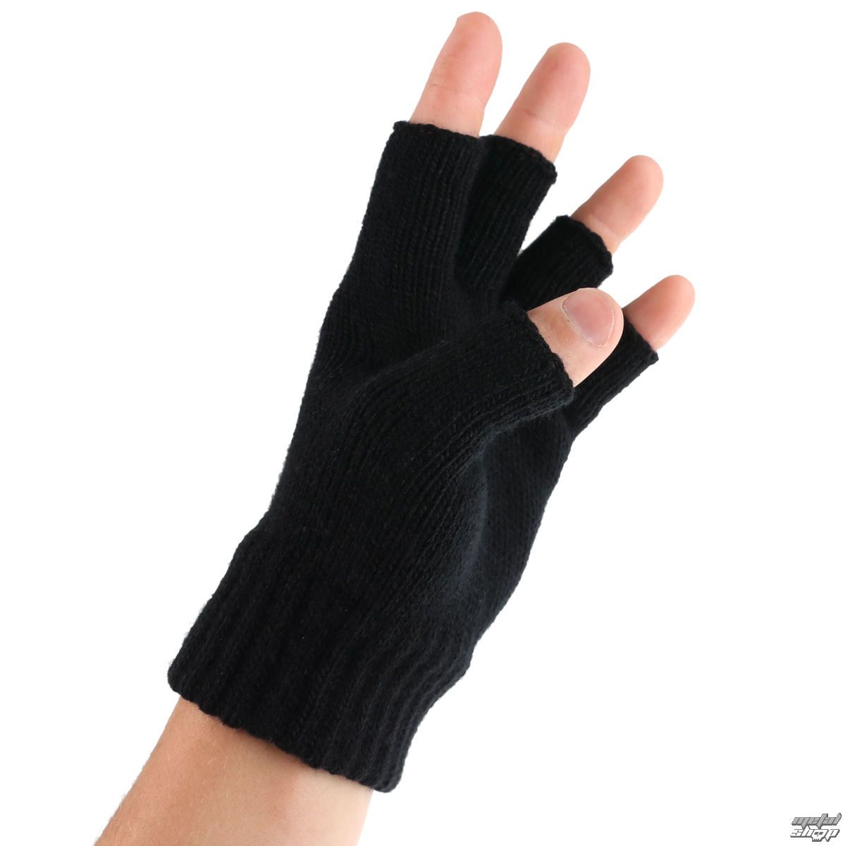 Logo Fingerless Gloves