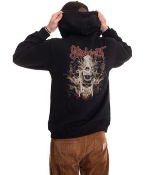 Skull Teeth Zip Hoodie