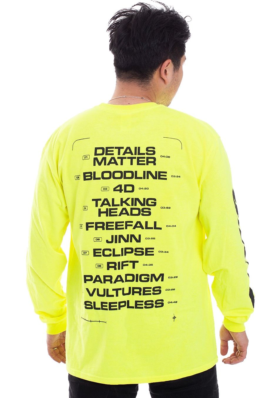 Alien Tracklist Long Sleeve T-Shirt