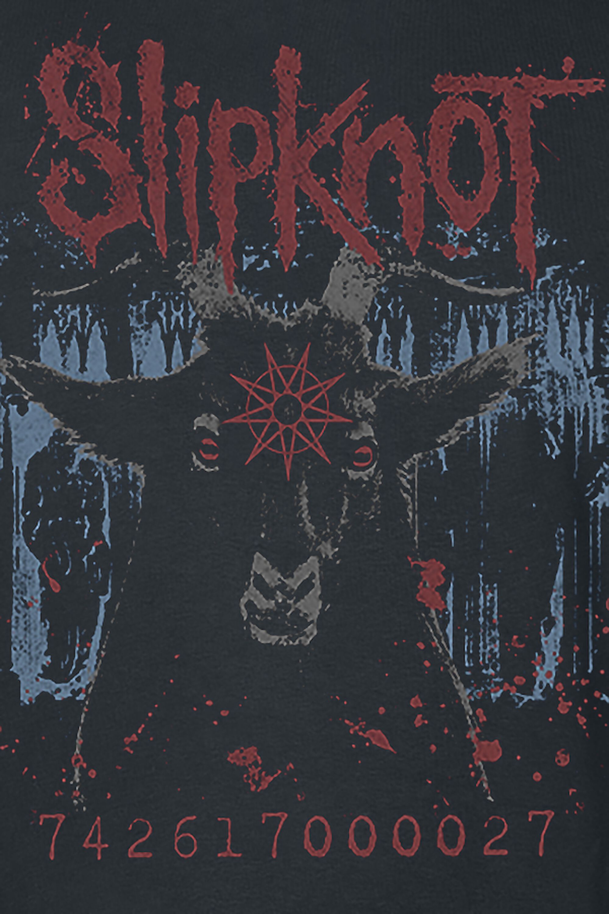 Goat Splatter Paint Hoodie