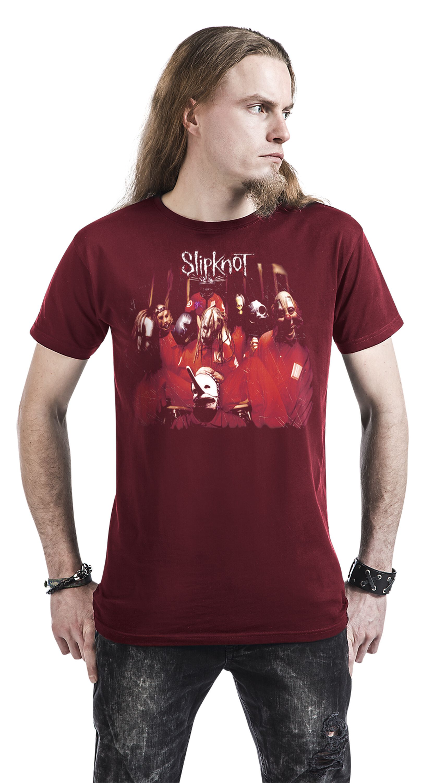 Splatter Masks Red T-Shirt