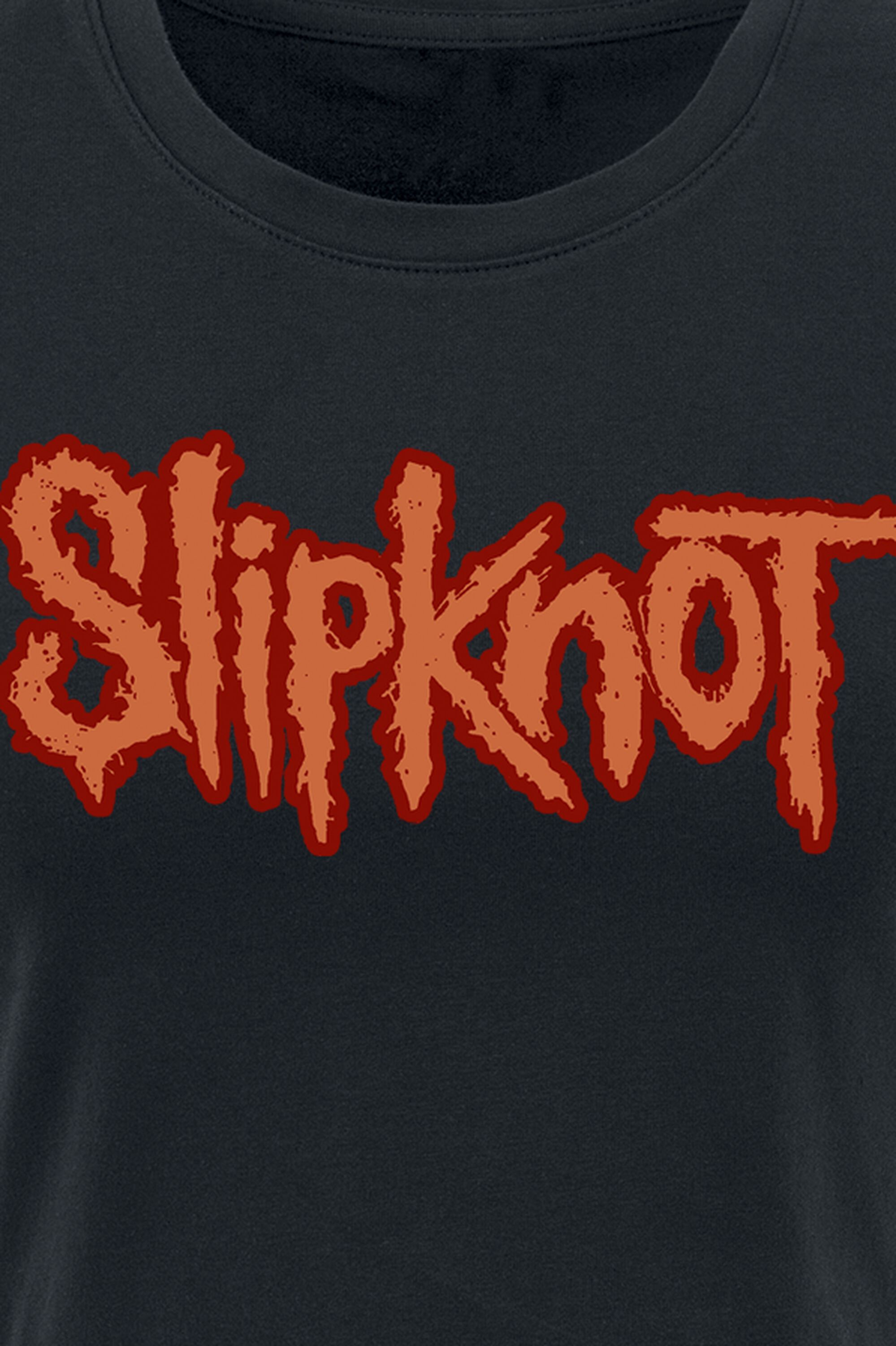 Orange Logo Crop Top