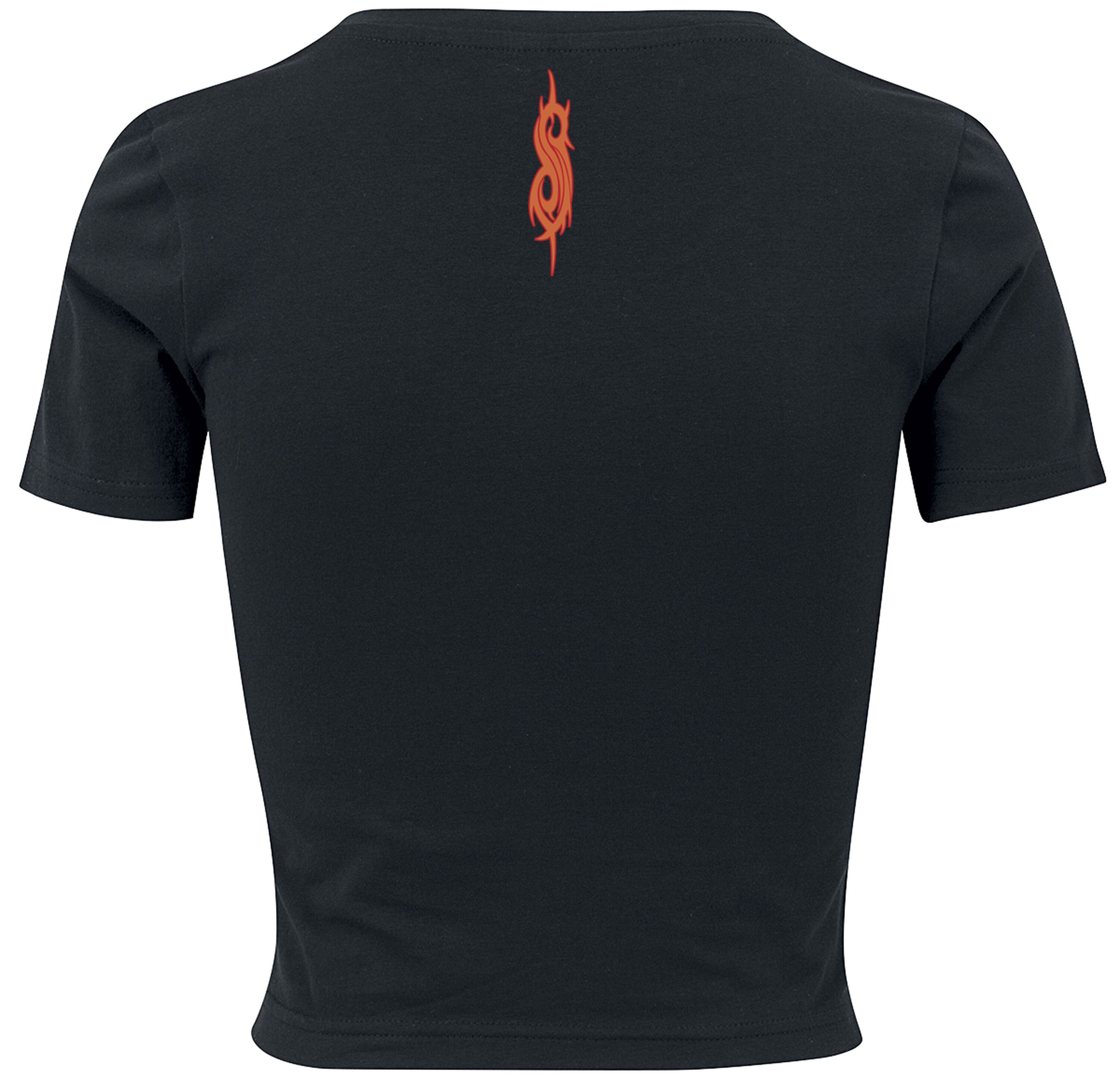 Orange Logo Crop Top