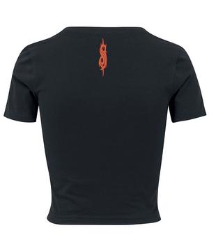 Orange Logo Crop Top