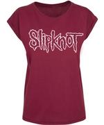 Logo Burgundy Fitted T-Shirt