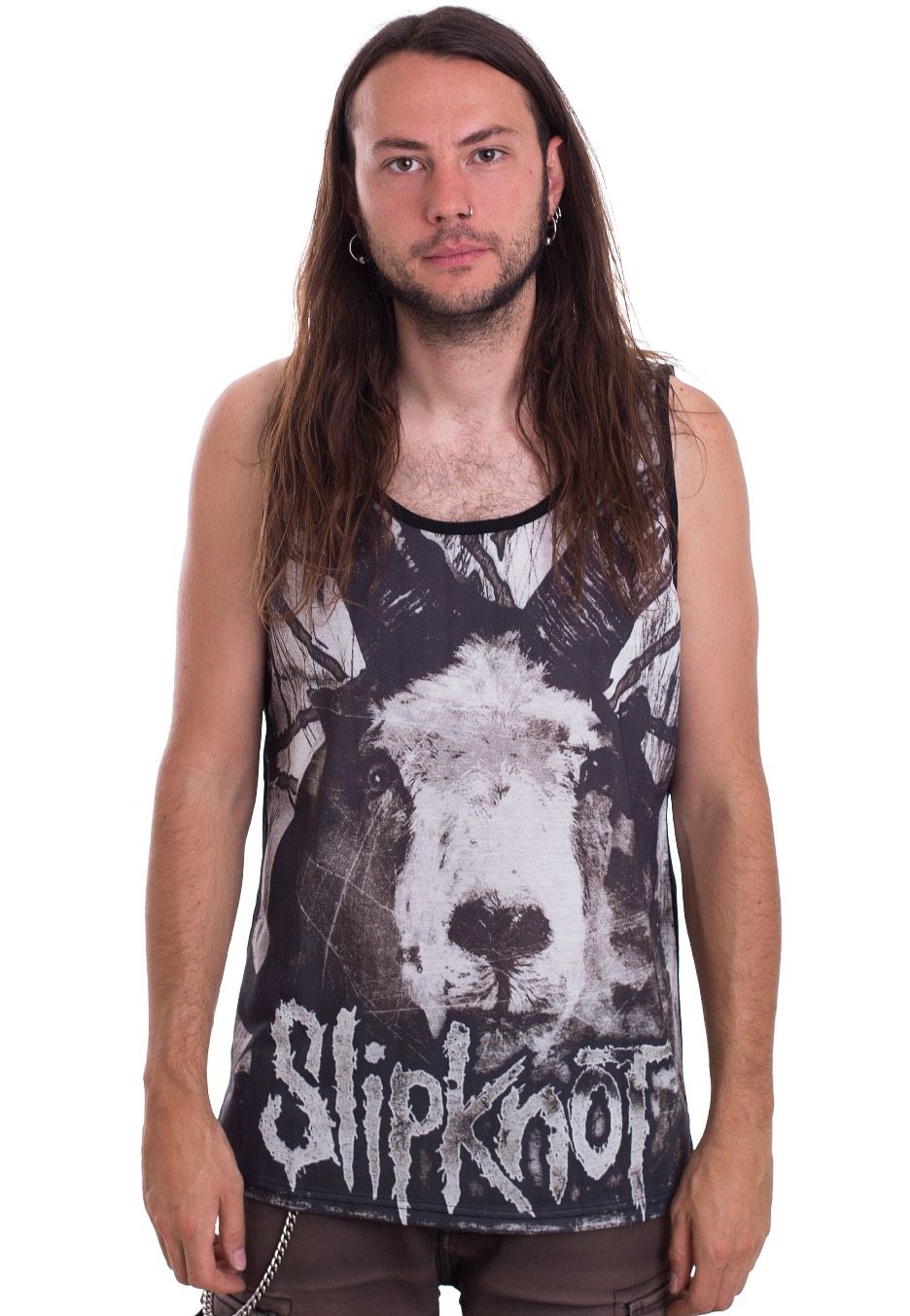 Etched Goat Allover Tank Top