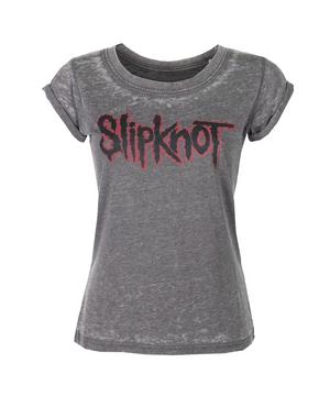 Burnout Grey Fitted T-Shirt