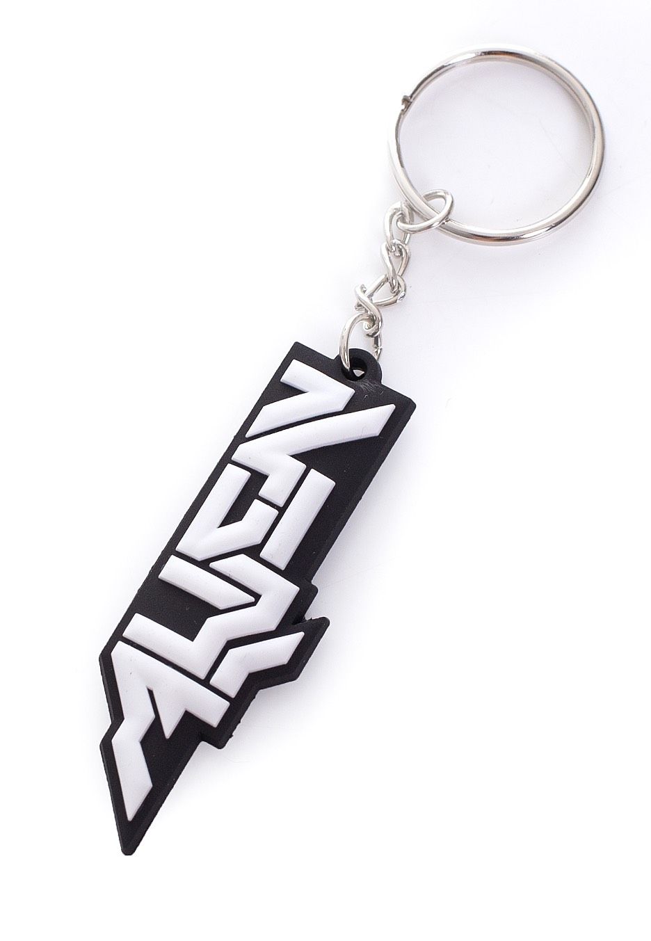 3D key ring of the Alien album logo.