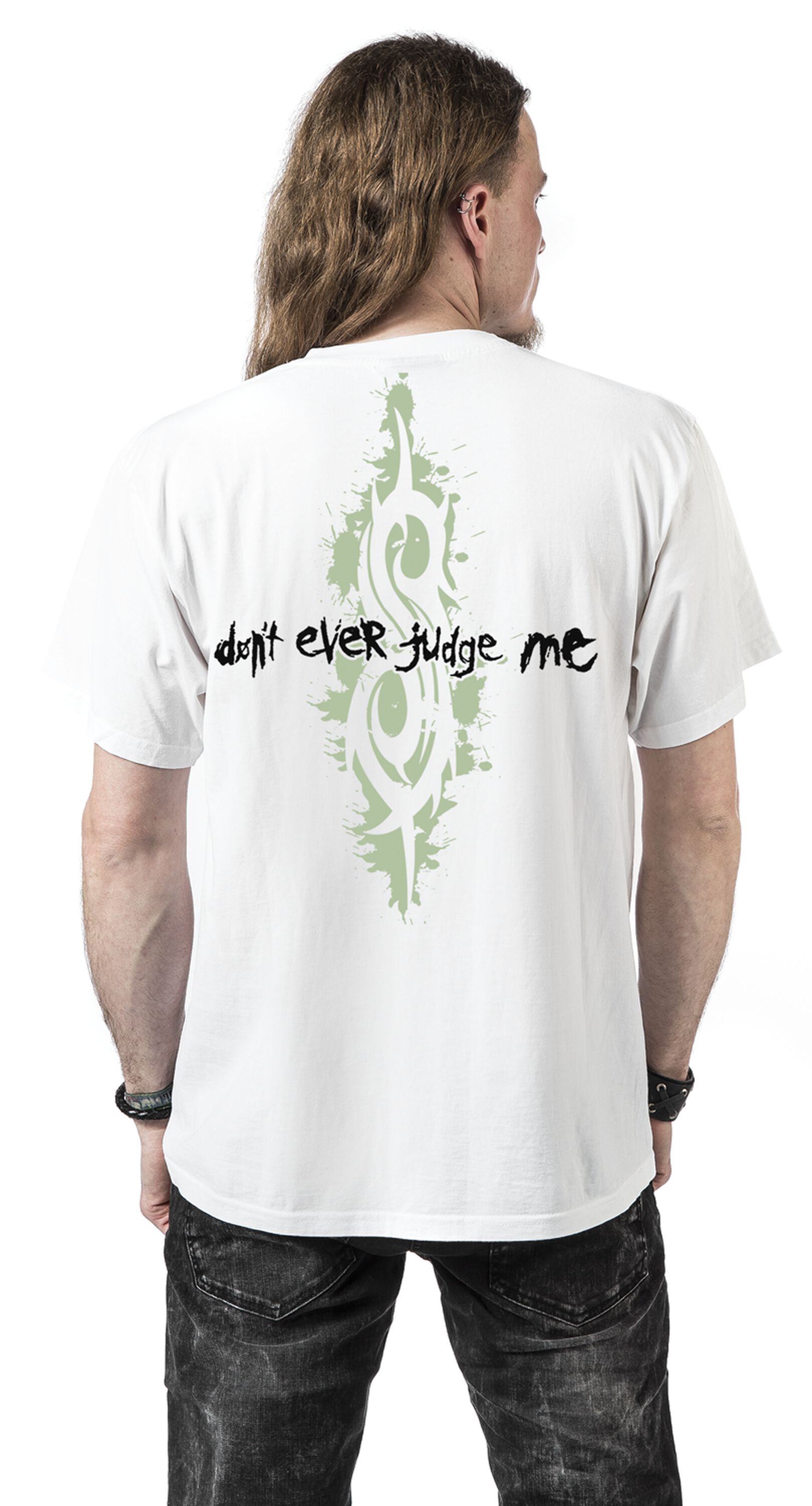 Don't Ever Judge Me White T-Shirt