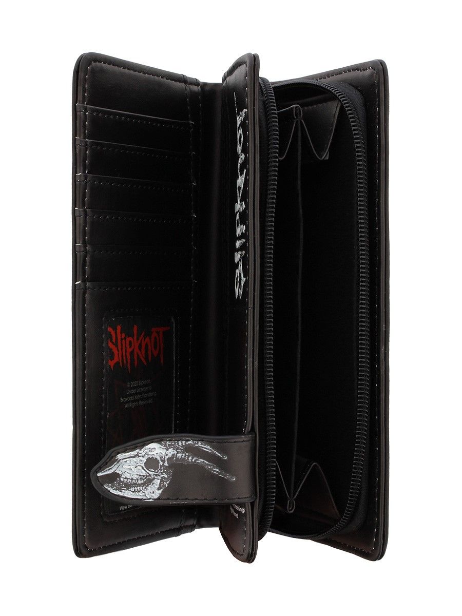 Flaming Goat Embossed Purse