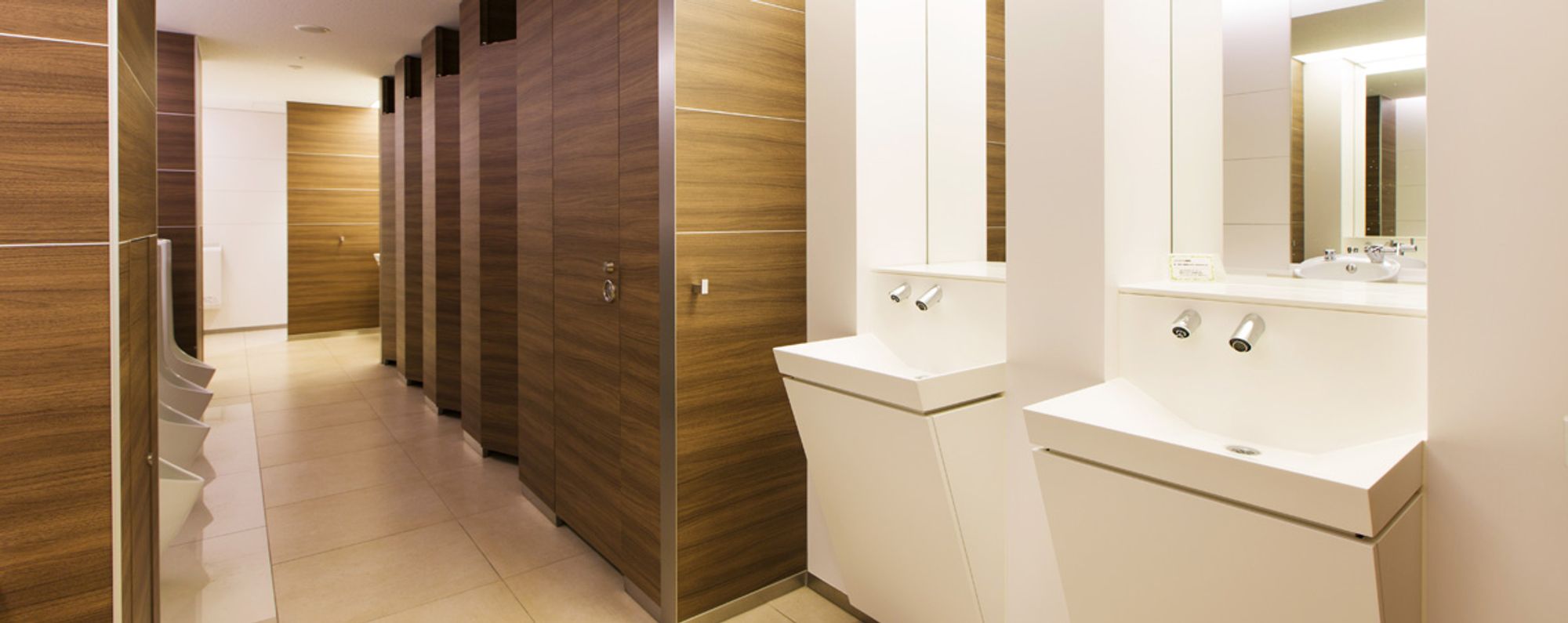 Shopping centre bathroom renovation.