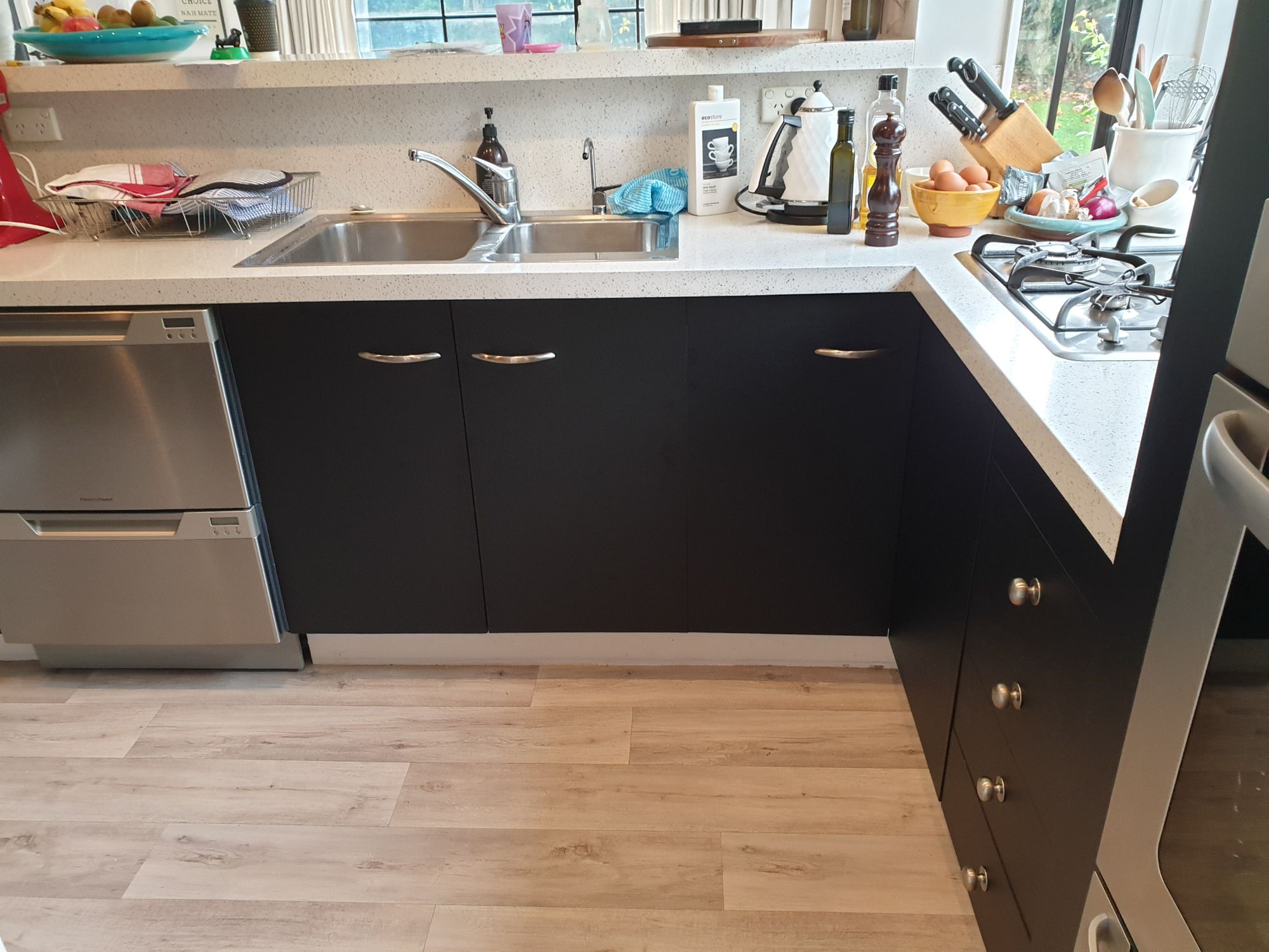 Kitchen cabinetry renovation after