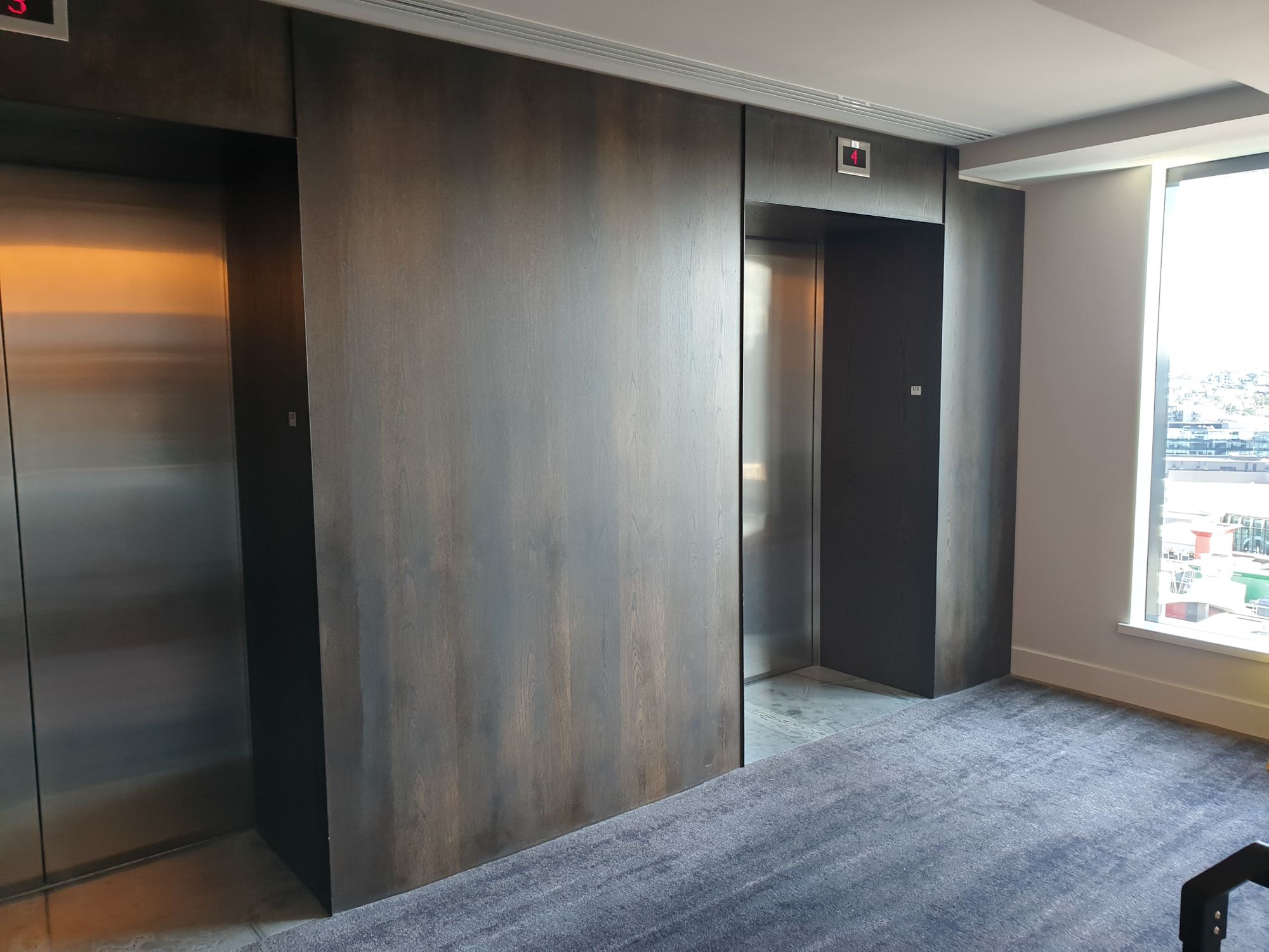 Lift lobby before