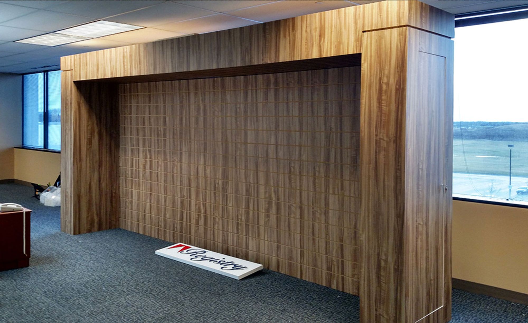 Retail display cabinet after