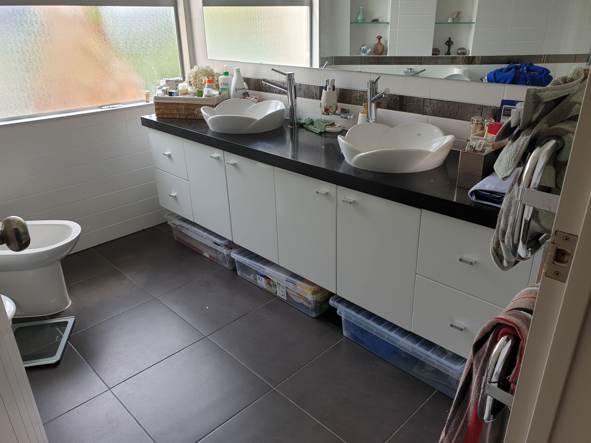 Bathroom vanity restoration