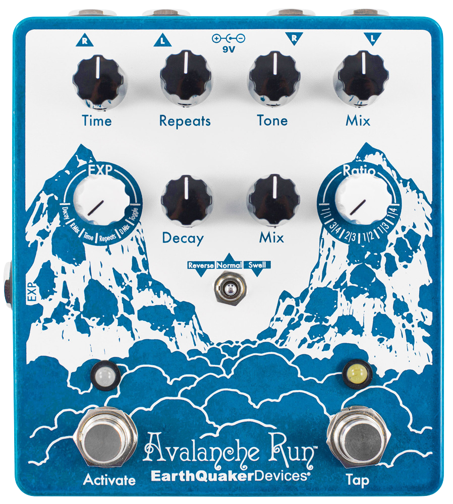 Avalanche Run Stereo Reverb & Delay with Tap Tempo