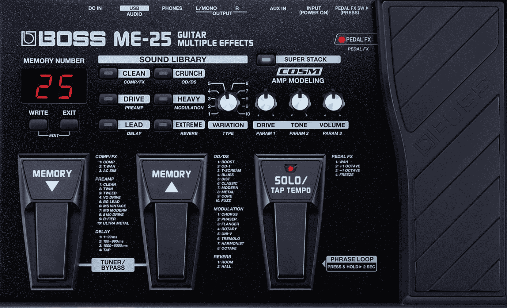 ME-25 Guitar Multiple Effects