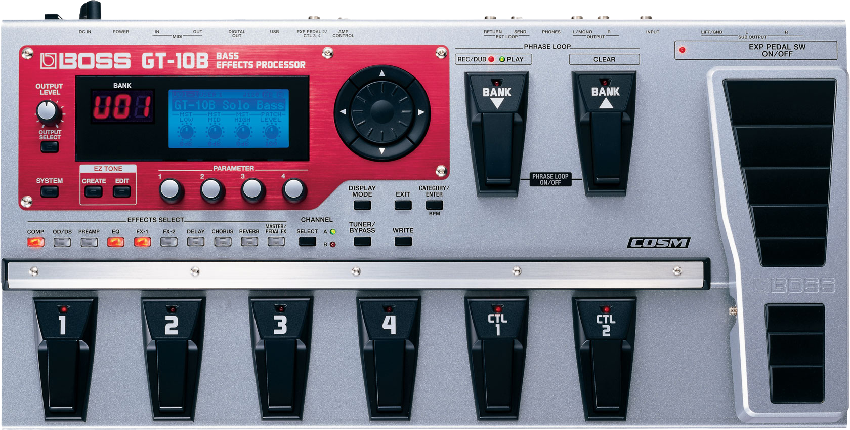 GT-10B Bass Effects Processor