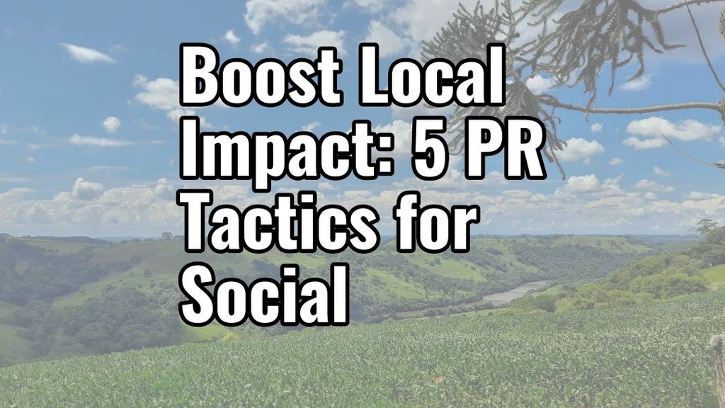 Discover how local PR strategies can supercharge your social media presence and community engagement.