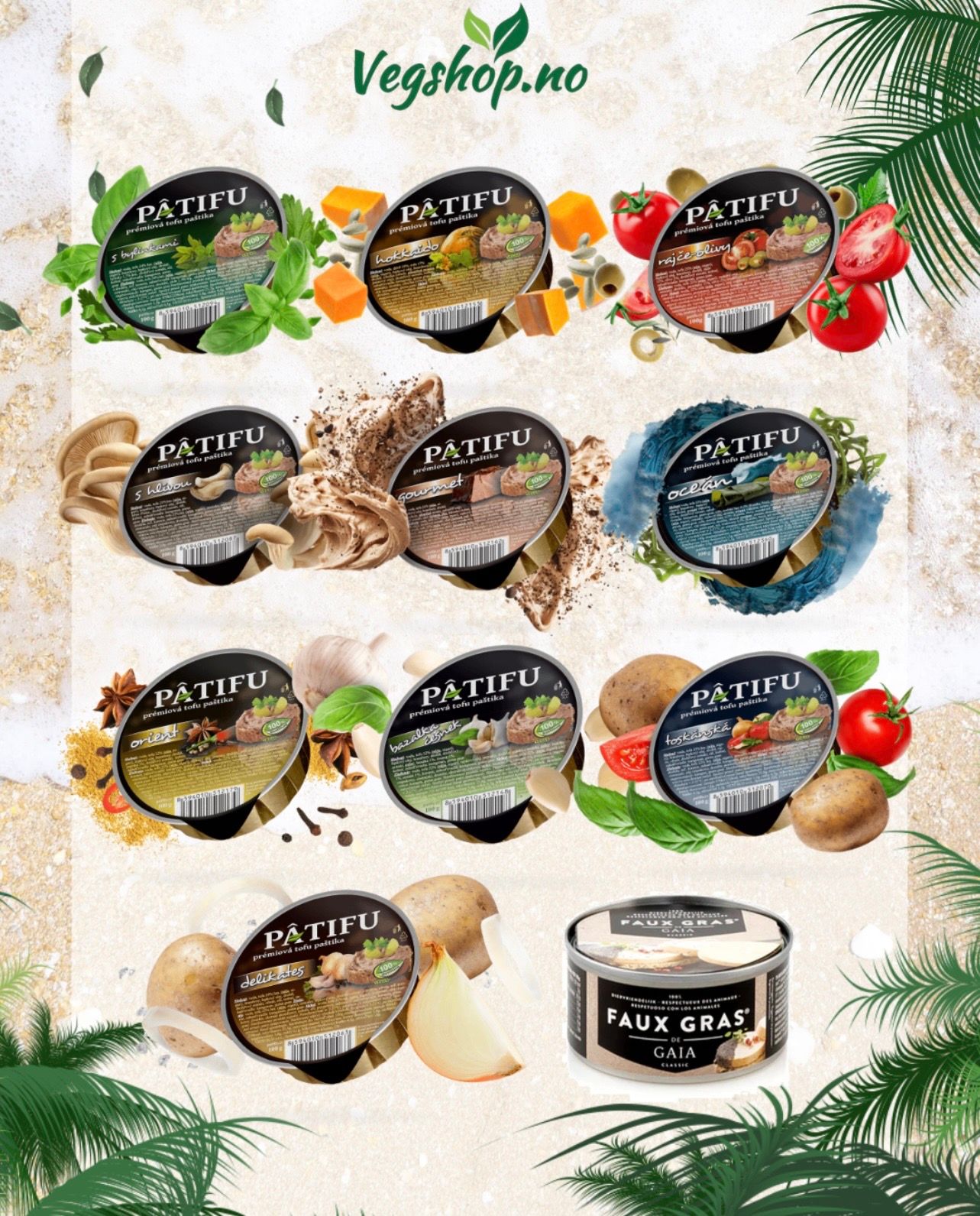 Plantebaserte pålegg 