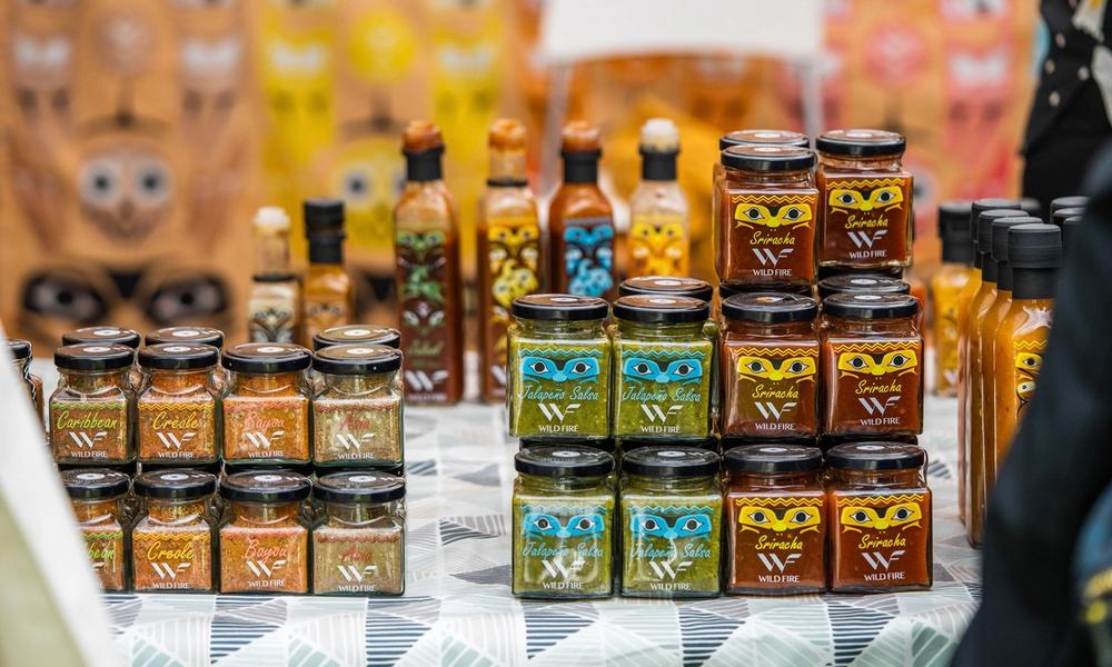 Sauser i glassflasker