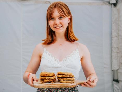 Bilde av cookies med sjokolade