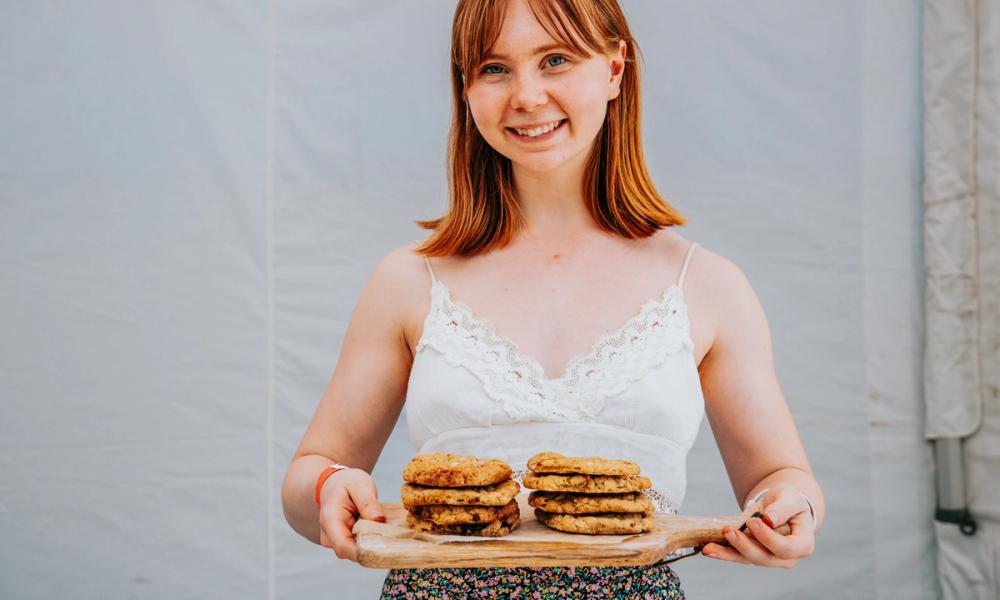 Bilde av cookies med sjokolade