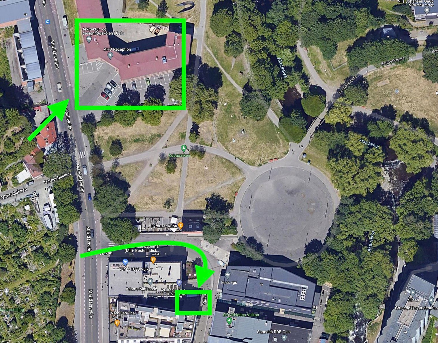 Losseområder du kan bruke