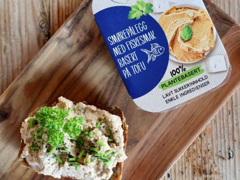 Bilde av produkt fra Grønn Lykke med en brødskive