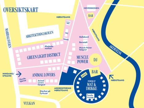 Bilde av festivalkartet