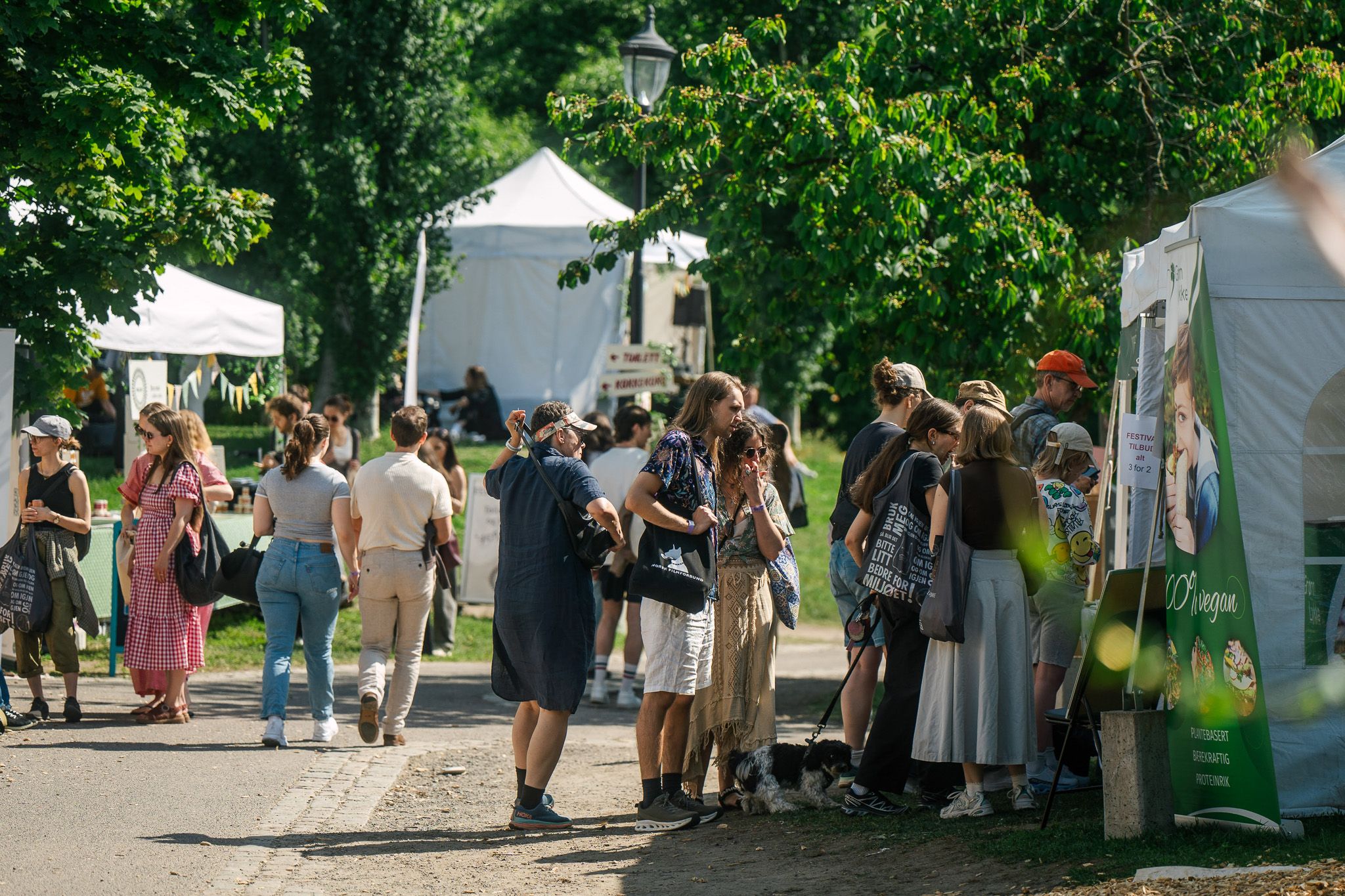 Utstillere på festivalen