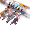 Custom iron on transfers roll featuring fashion illustration graphics for apparel customization
