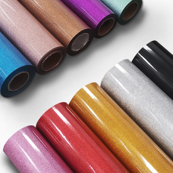 Diamond Glitter Heat Transfer Vinyl | 3D Sparkle Effect | Easy Weeding