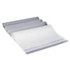 Translucent matte clear PET release film sheets layered for heat transfer printing process