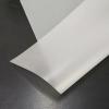 Double sided matte DTF transfer film sheet showing smooth coating surface
