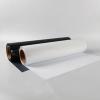 Black and white PU heat transfer vinyl rolls unrolled for custom t-shirt transfer